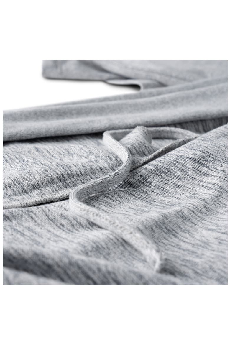 Monrose Short Robe, Alternate, color, GREY HEATHER