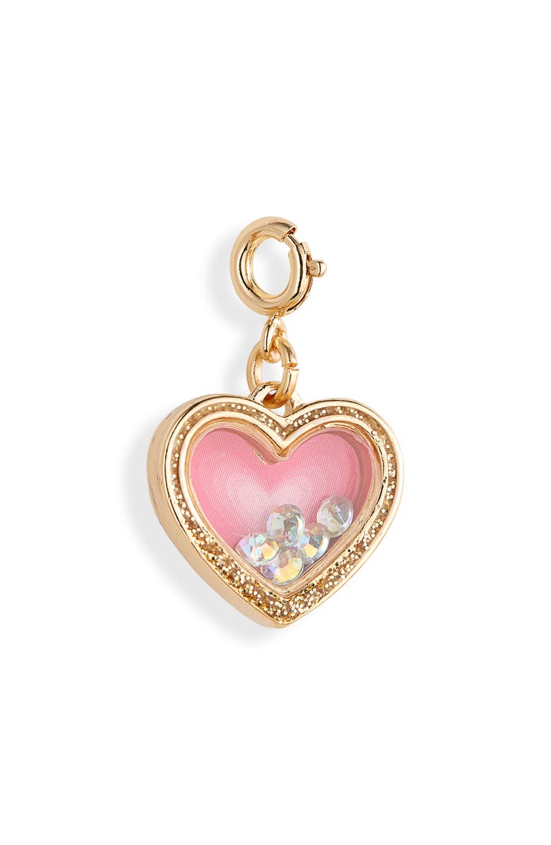 CHARM IT!<sup>®</sup> Gold Heart Shaker Charm, Main, color, Heart Charm