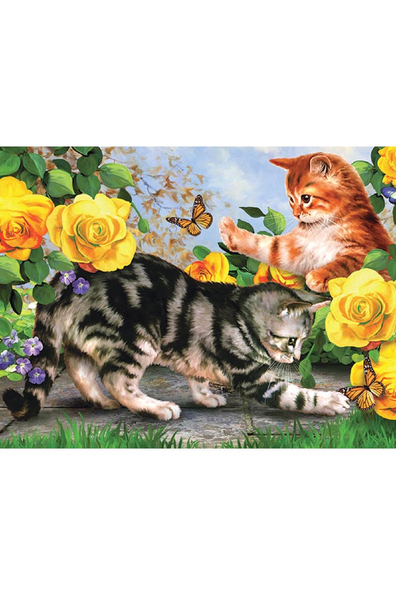 Kitten Play 500 piece Jigsaw Puzzle for Adults, Alternate, color, Multicolor