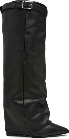 Steve Madden Corenne Foldover Shaft Pointed Toe Knee High