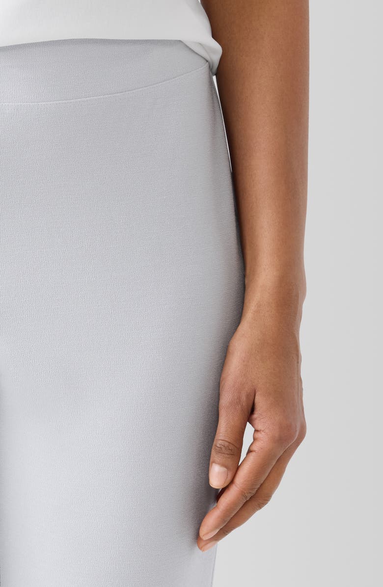 Eileen Fisher Slim Ankle Stretch Crepe Pants, Alternate, color, Nimbus