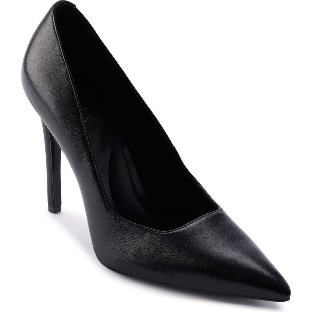 Dkny Mickel Pointed Toe Pump In Black