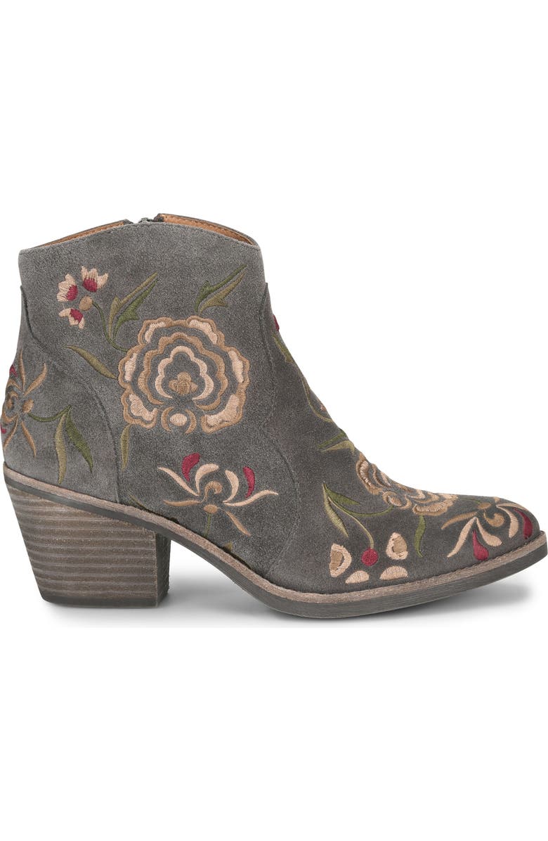 Söfft Westmont Floral Embroidered Bootie, Alternate, color,