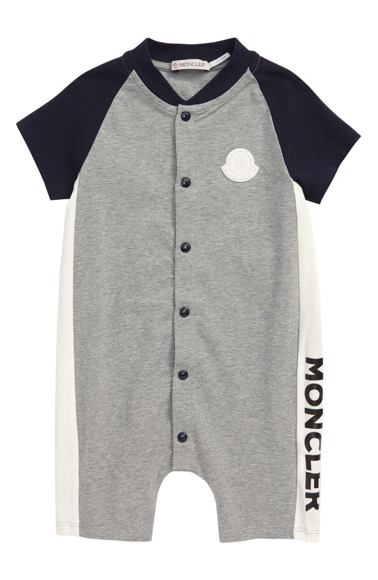 Moncler Stretch Jersey Romper, Main, color, 
