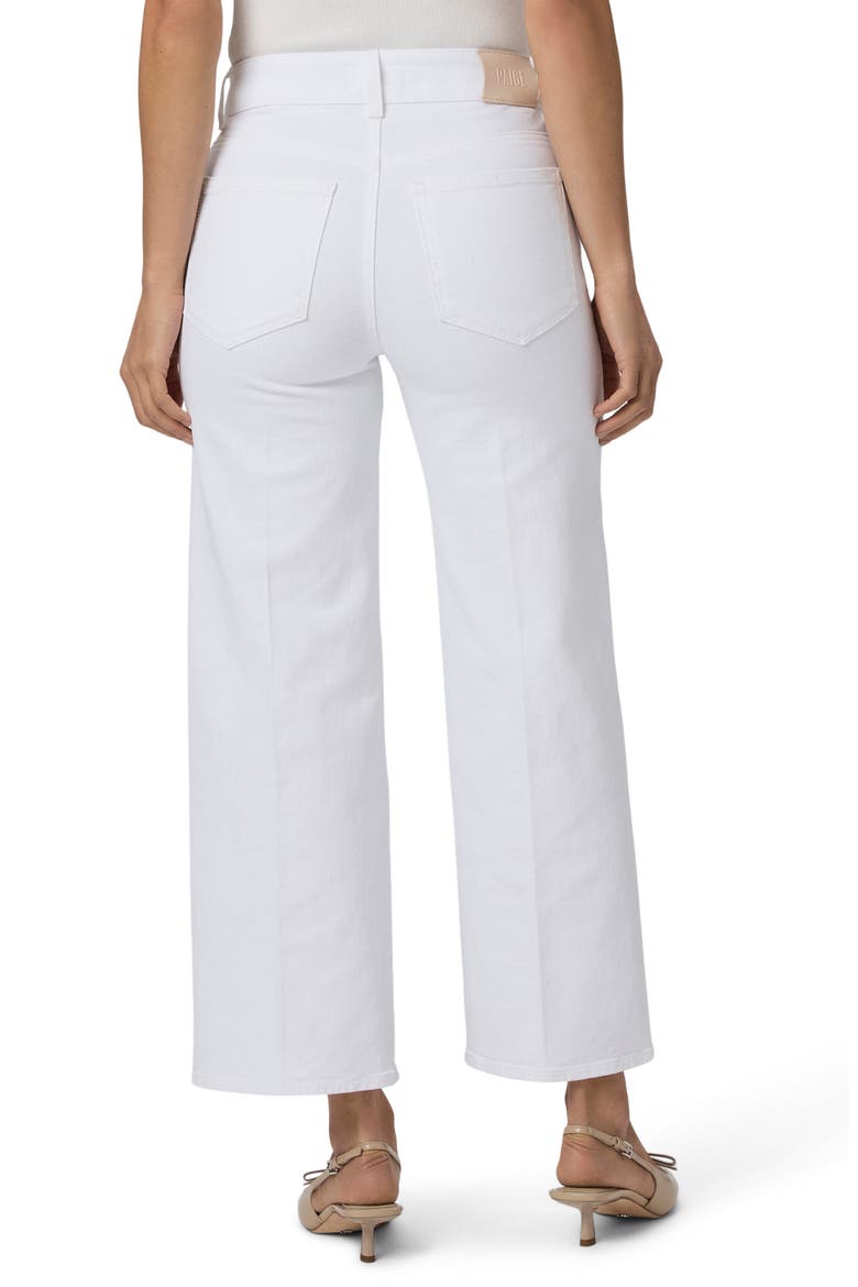 Sasha High Waist Ankle Wide Leg Jeans, Alternate, color, CRISP WHITE