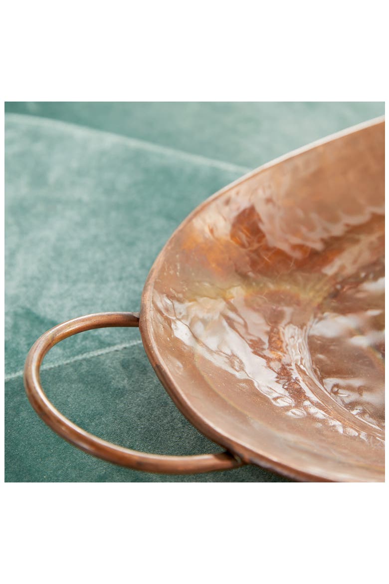 Copper Metal Rustic Tray - Set of 3, Alternate, color, MULTI