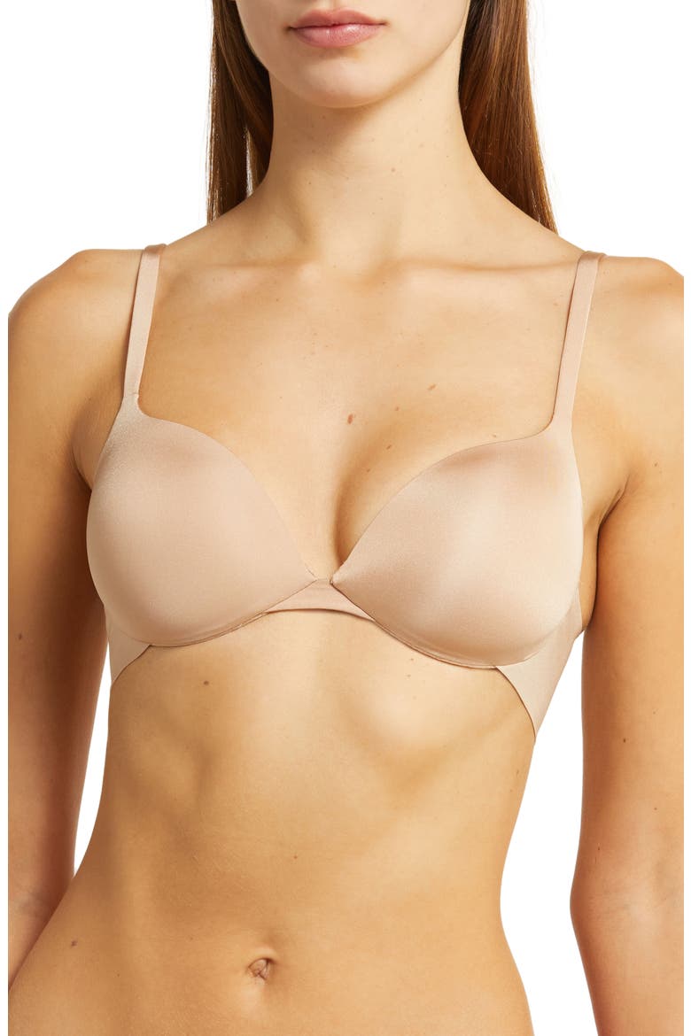 Ultimate Teardrop Underwire Push-Up Bra, Main, color, CLAY