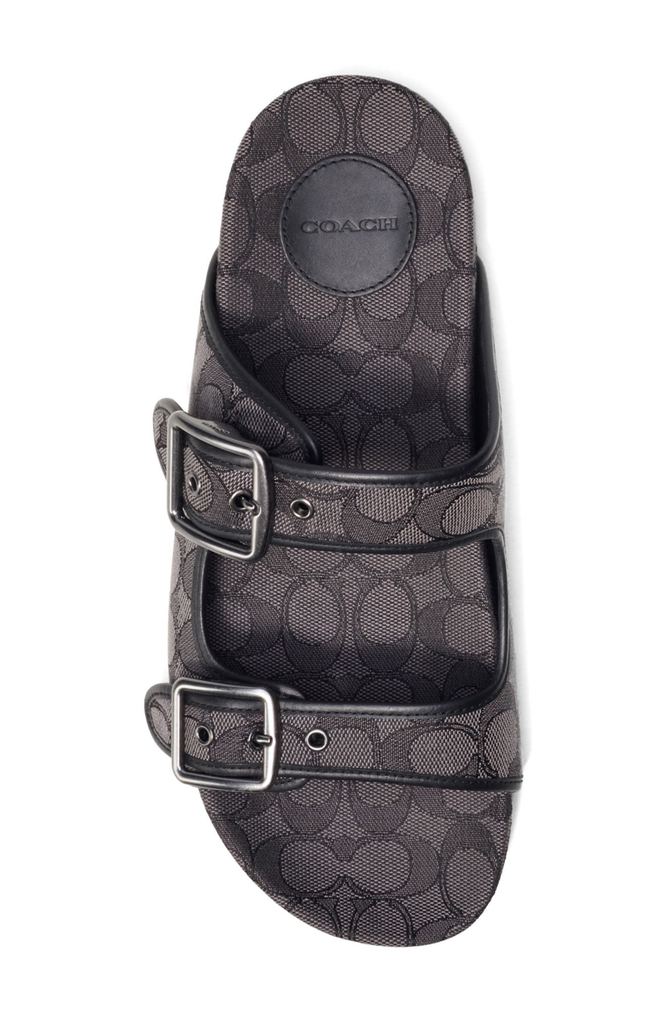 COACH Signature Jacquard Slide Sandal, Alternate, color, 