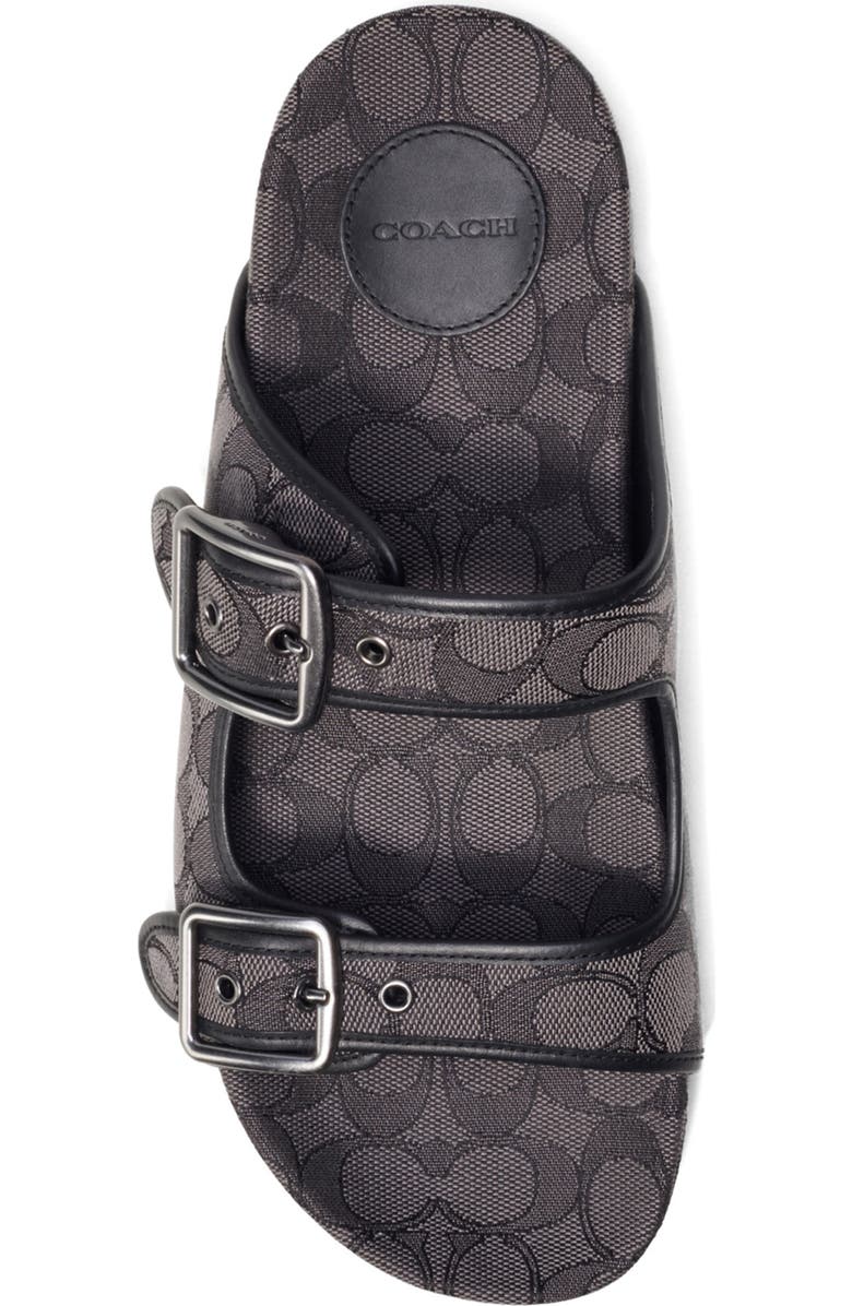 COACH Signature Jacquard Slide Sandal, Alternate, color,