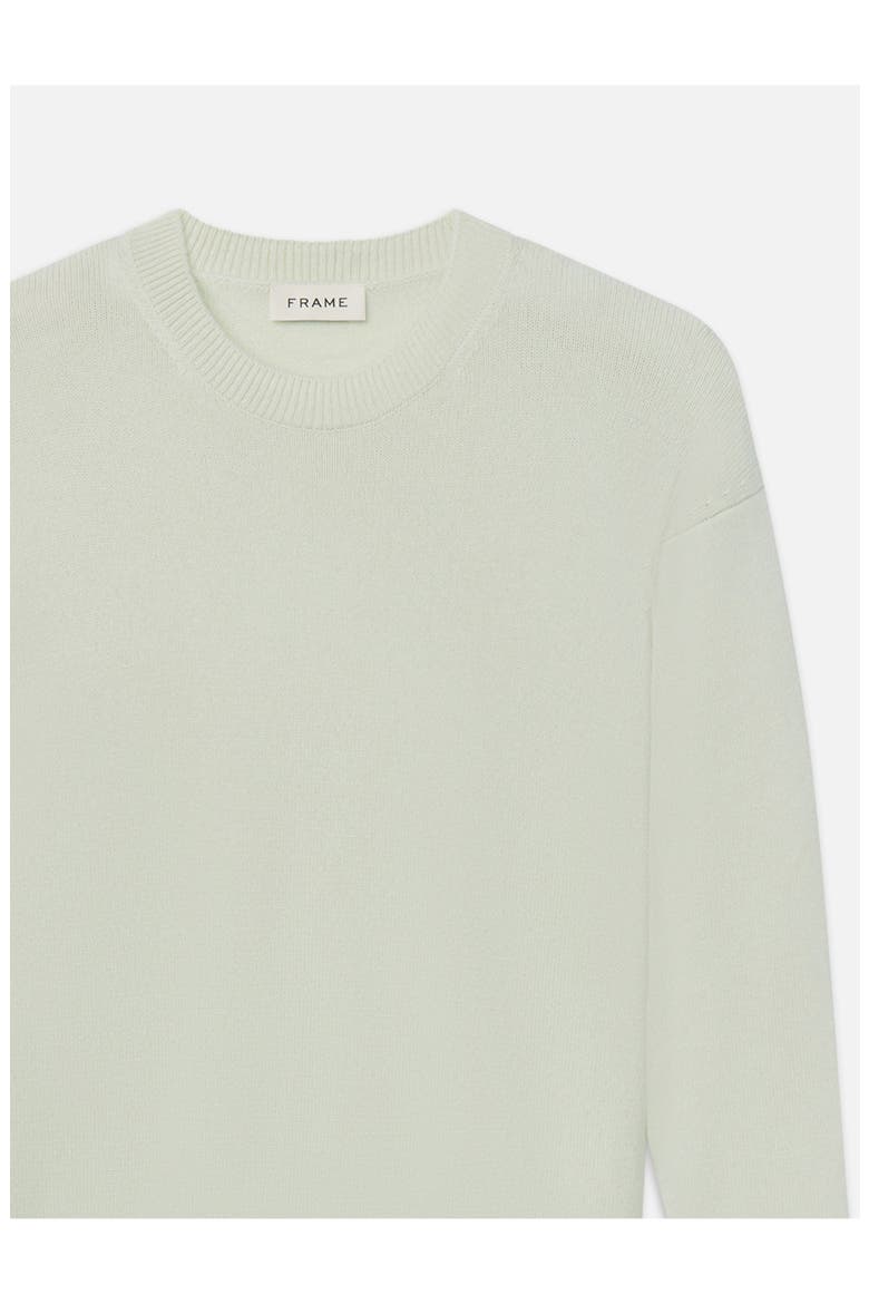 Lightweight Cashmere Crewneck Sweater, Alternate, color, PALE GREEN