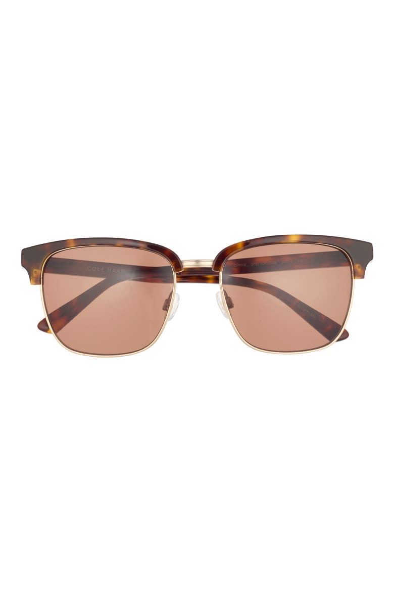 54mm Browline Sunglasses, Main, color, TORTOISE