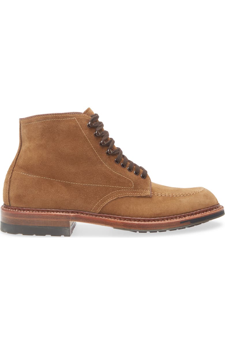 Alden Moc Toe Boot, Alternate, color, Snuff Suede