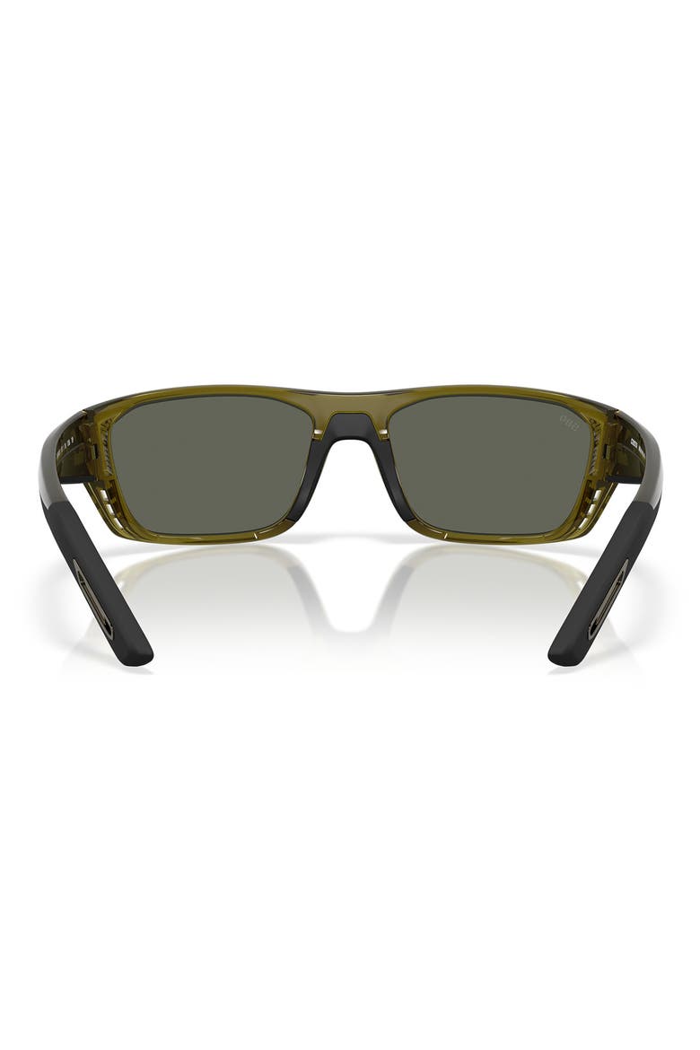 Whitetip Pro 57mm Polarized Rectangular Sunglasses, Alternate, color, SEAGRASS / GRAY 580G