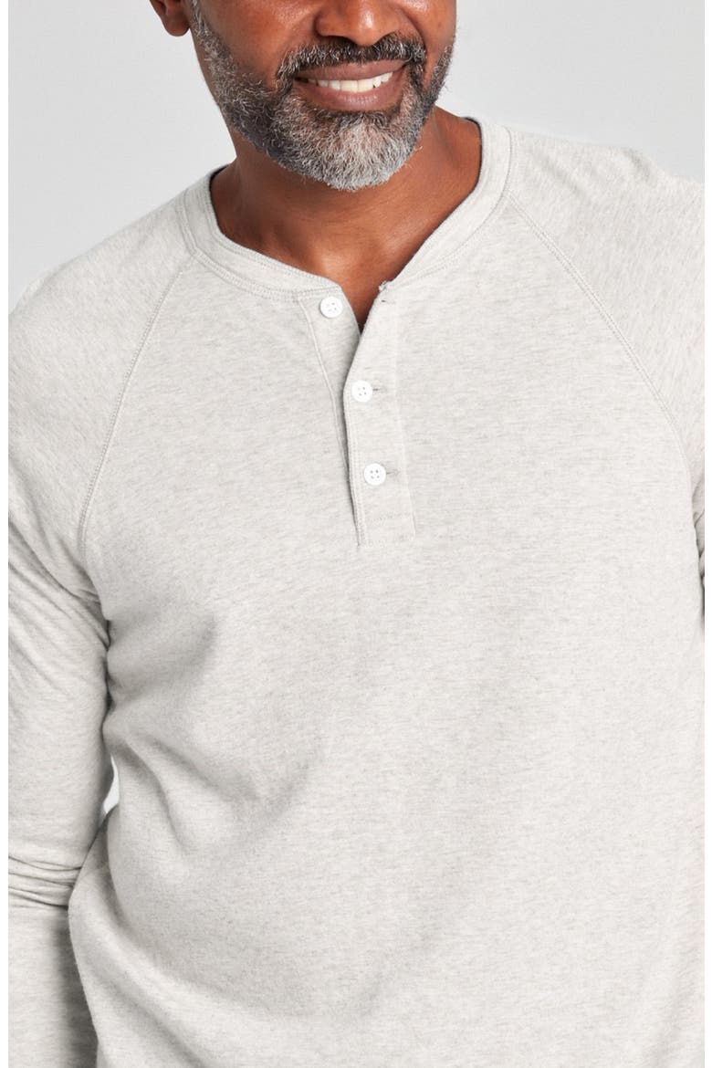Cloud Henley, Alternate, color, IVORY HEATHER