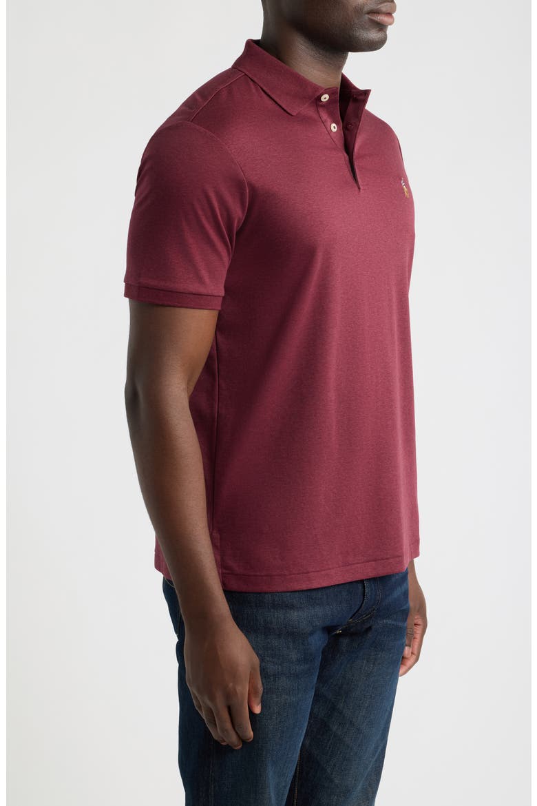 Classic Fit Polo, Alternate, color, SPRING WINE HEATHER