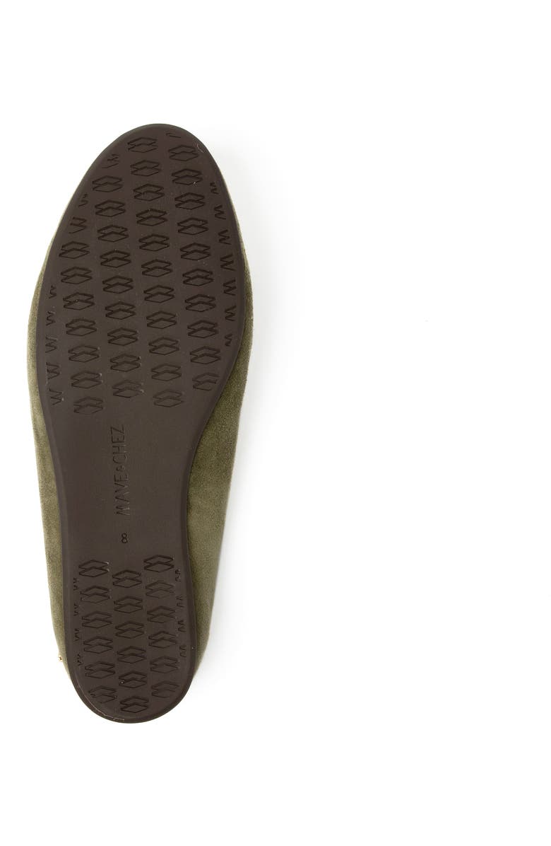 Mave & Chez Frida Mule - Arch Support 100% Genuine Shearling, Alternate, color, Olive