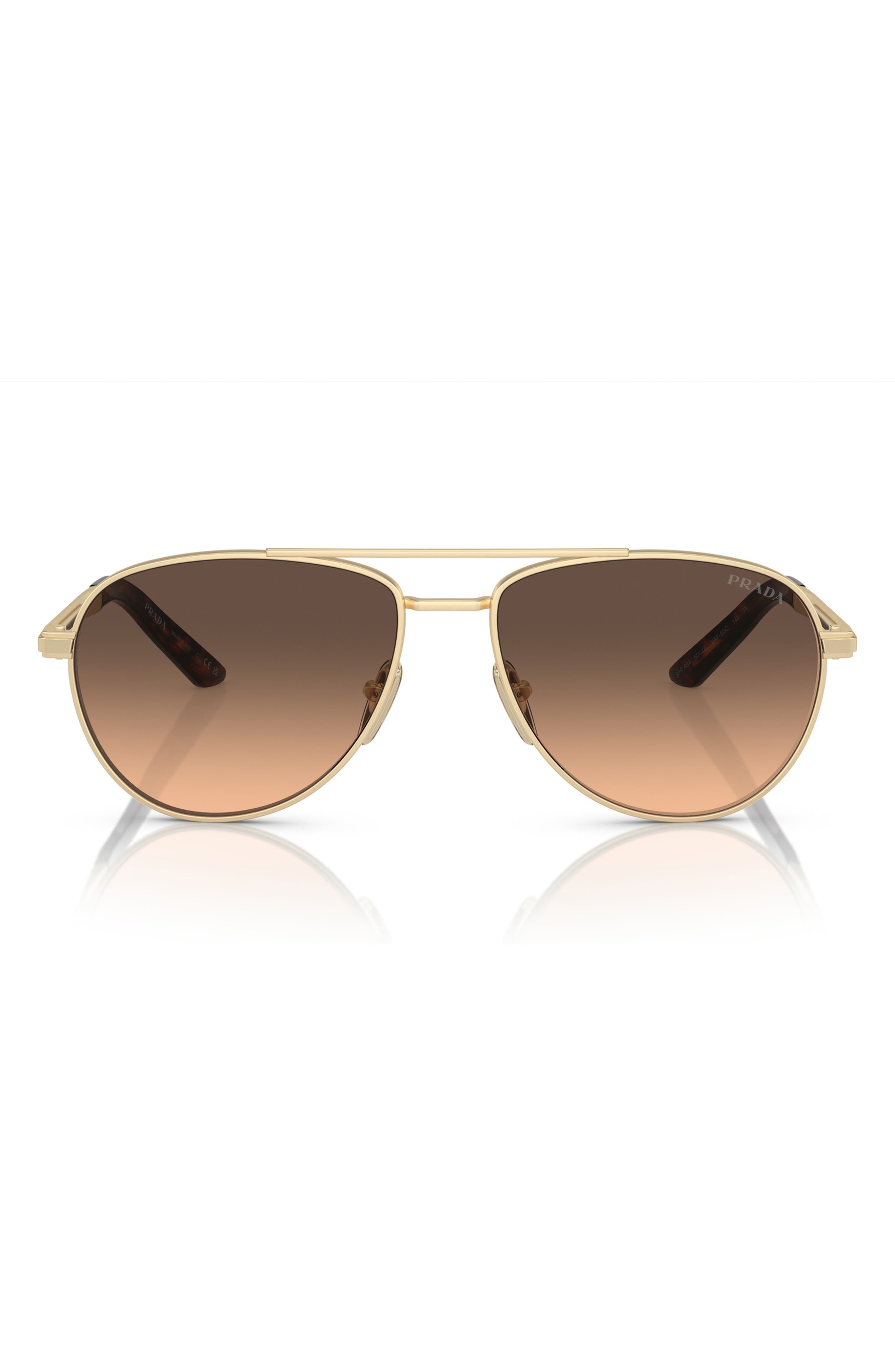 Prada 60mm Pilot Sunglasses