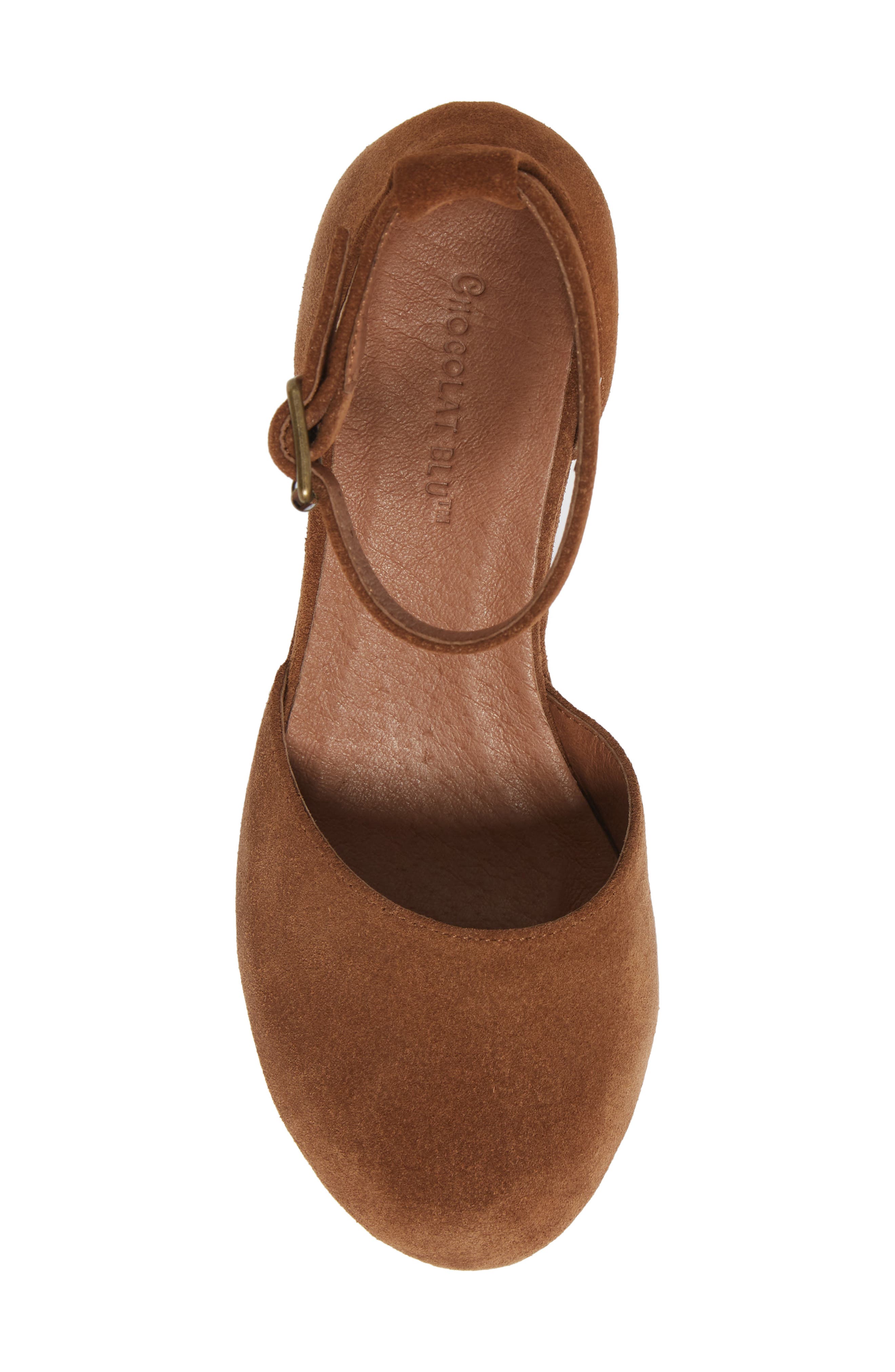 Wanetta Platform Pump, Alternate, color, BROWN SUEDE