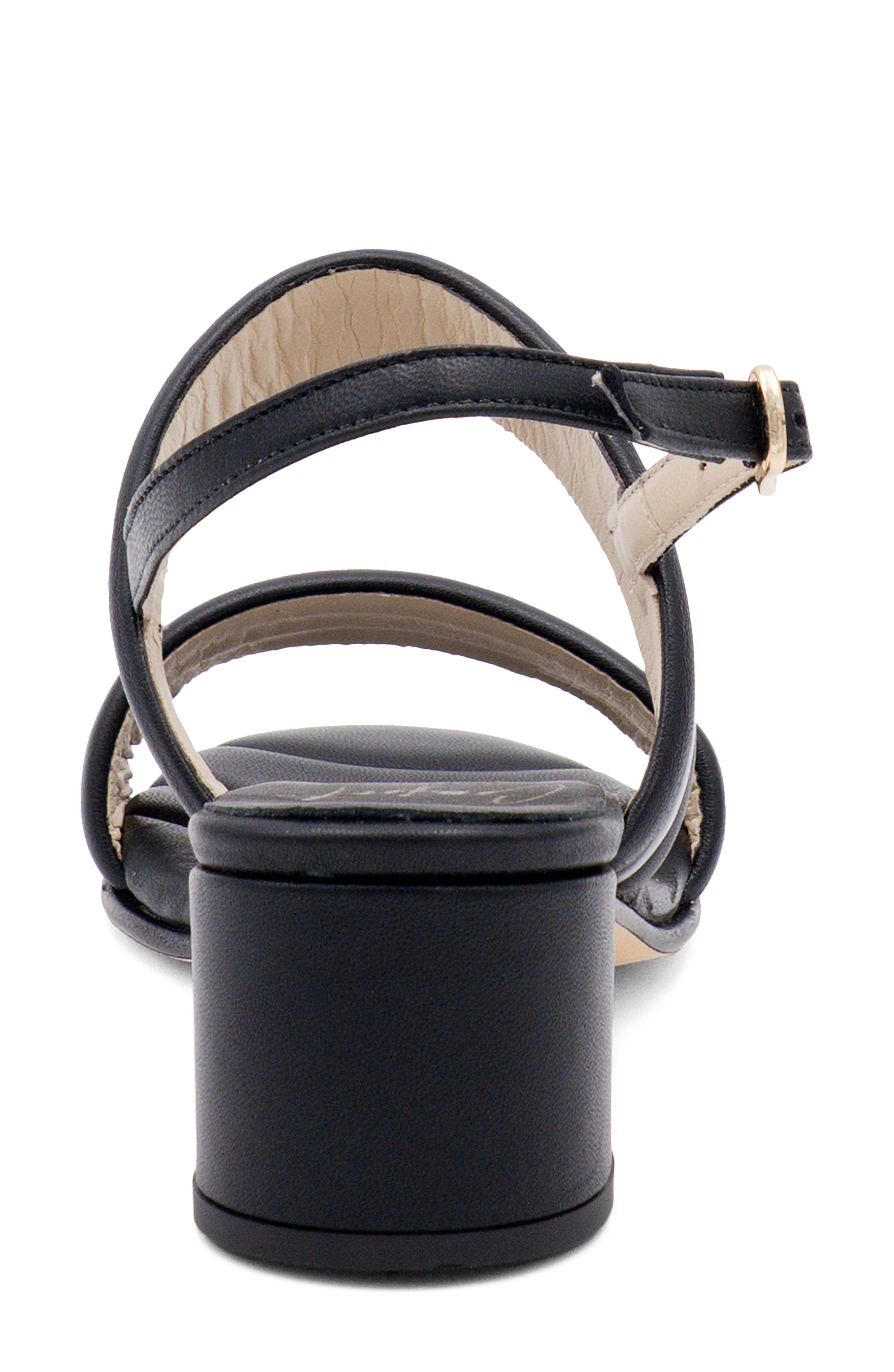 Amalfi by Rangoni Macedonia Sandal, Alternate, color, Black/ Black/ Black