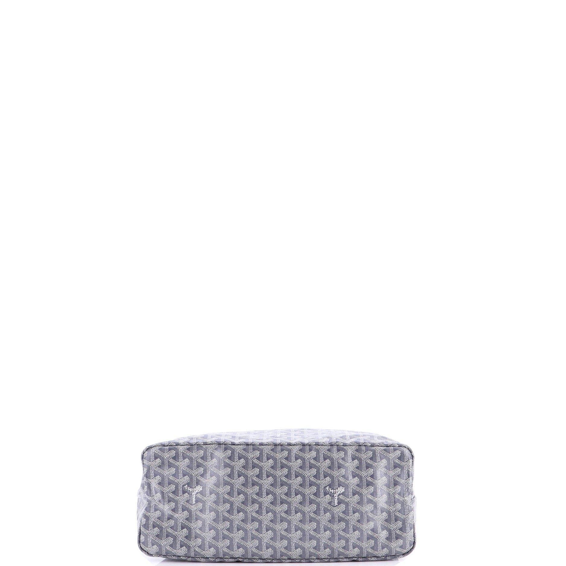 Pre-Owned Goyard Boheme Hobo Coated Canvas, Alternate, color, Gray