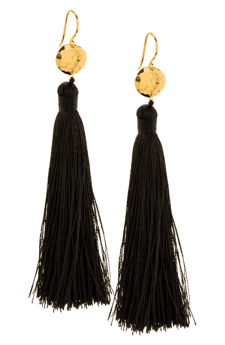 gorjana Leucadia Tassel Drop Earrings, Alternate, color, 