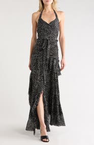 DVF Patricia Halter Maxi Dress
