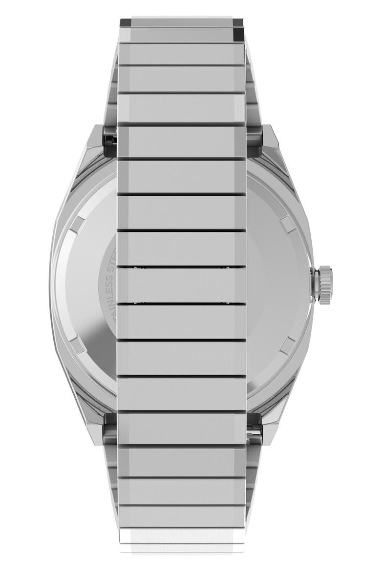 Automatic 1983 E-Line Reissue Bracelet Watch, 34mm, Alternate, color, STAINLESS STEEL