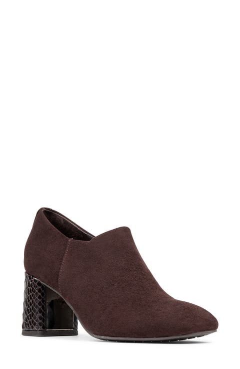 Pleeze Block Heel Bootie (Women)