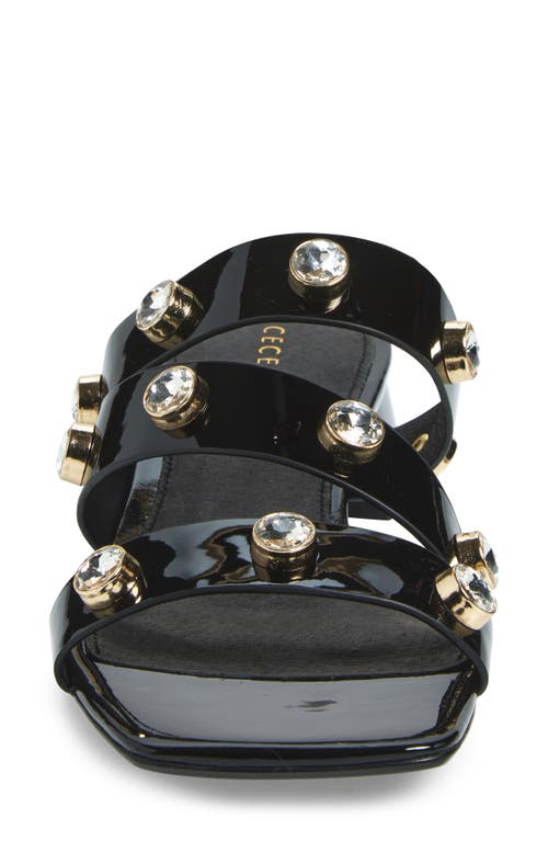 Cecelia New York Lindon Slide Sandal In Black