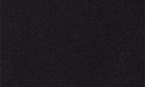Tanner Fletcher Gender Inclusive Bennett Bow Pocket Cotton Zip-up Hoodie In Black
