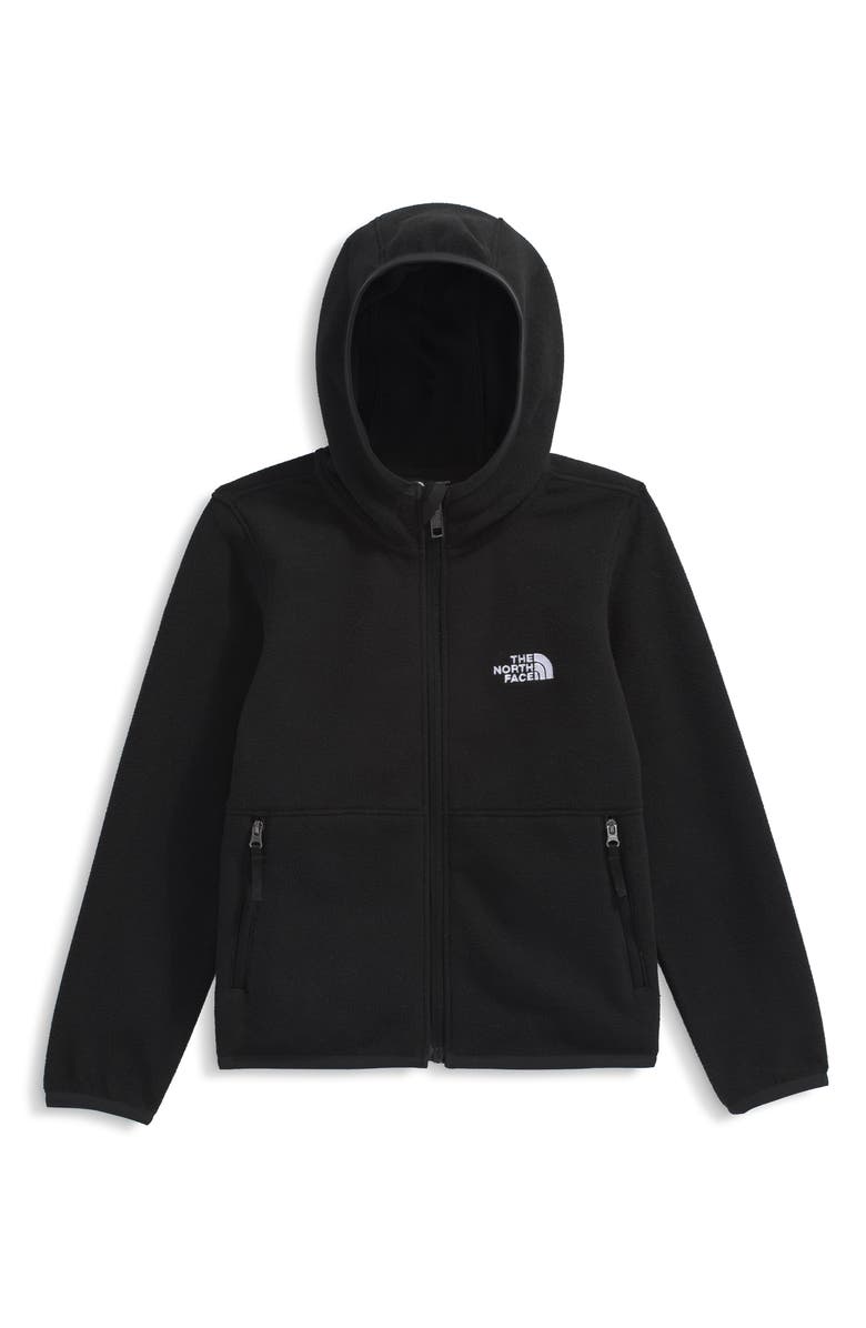 The North Face Kids' Glacier Polar Fleece Zip-Up Hoodie, Main, color, Tnf Black