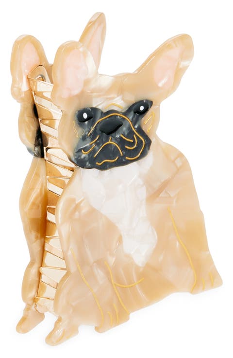 Frenchie Claw Hair Clip