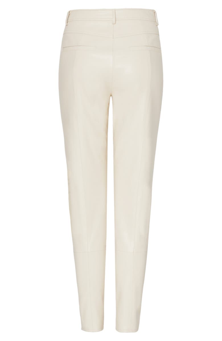Milly Rue Faux Leather Pants, Alternate, color, 