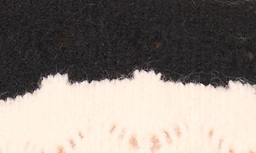 Cece Stripe Collared Cardigan In Neutral