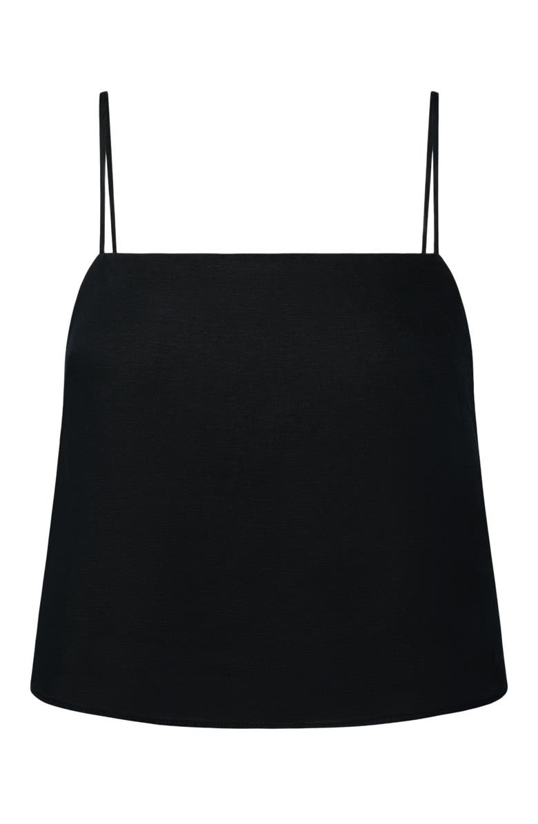 Onia Air Linen Square Neck Tank Top, Alternate, color,