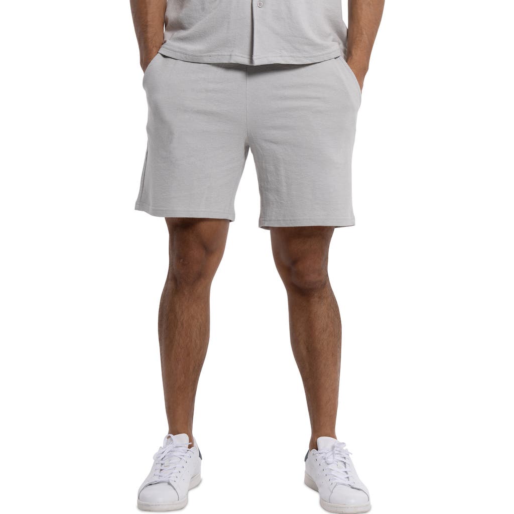 Spring + Mercer Relaxed Drawstring Shorts In Gray