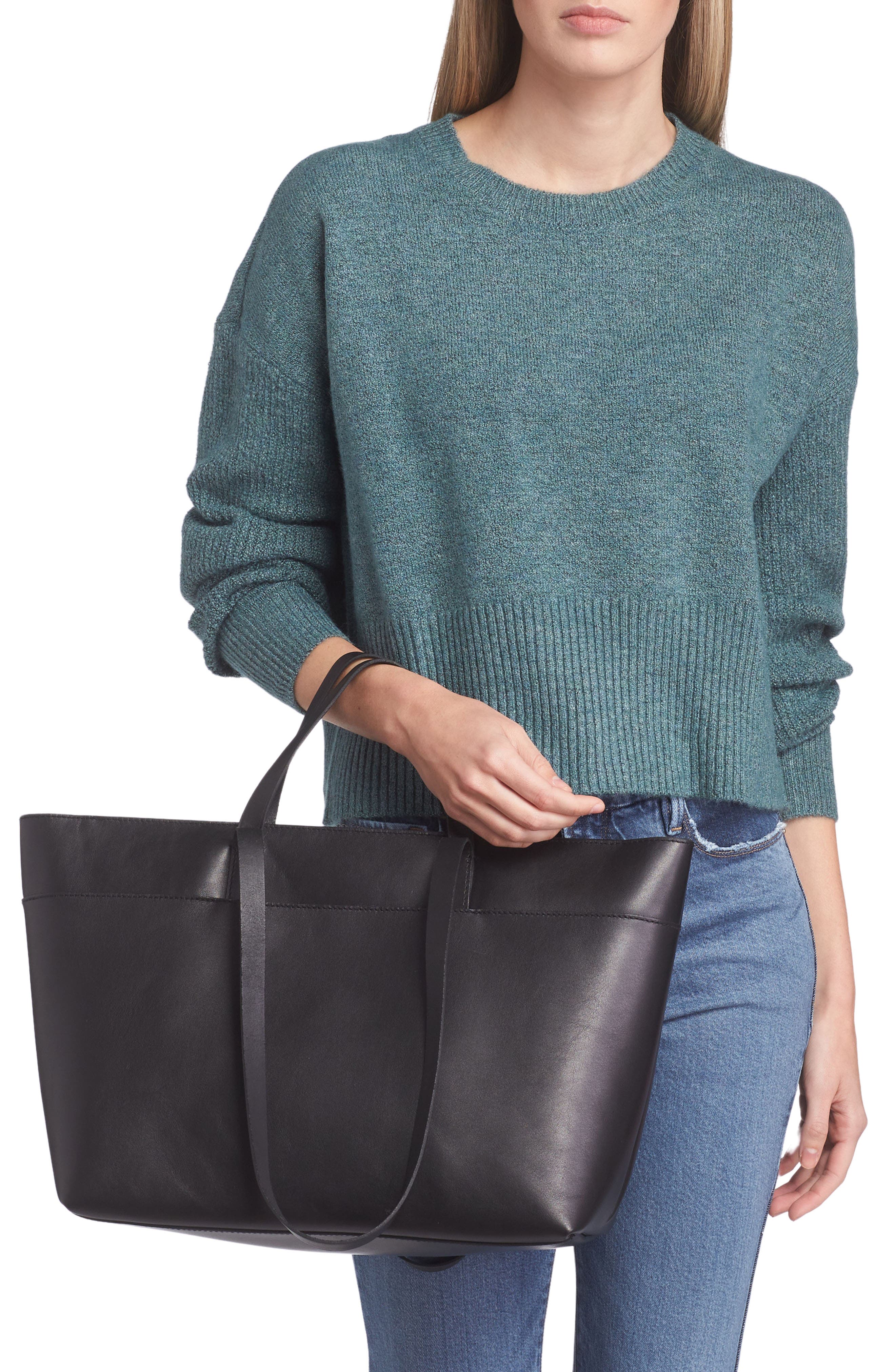 Madewell The Zip Top Essential Tote, Alternate, color, 