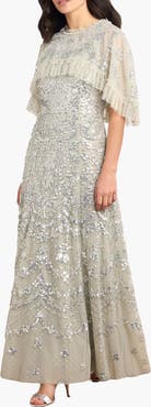 Needle & Thread Freya Cape Ankle Gown