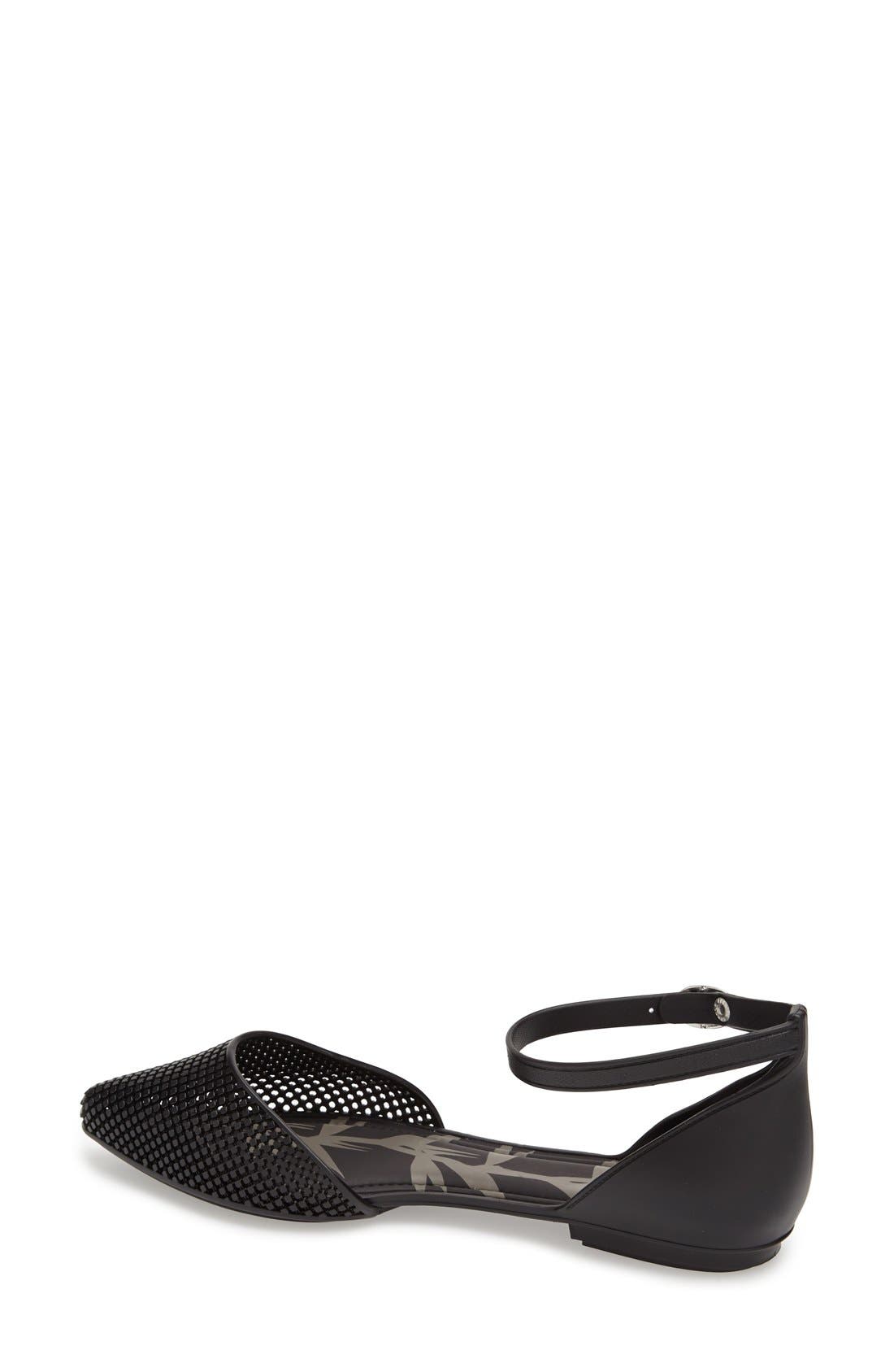 Mel by Melissa 'Pitanga' Ankle Strap Flat, Alternate, color, 