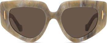 Loewe Anagram 51mm Geometric Sunglasses | Nordstrom display picture 3