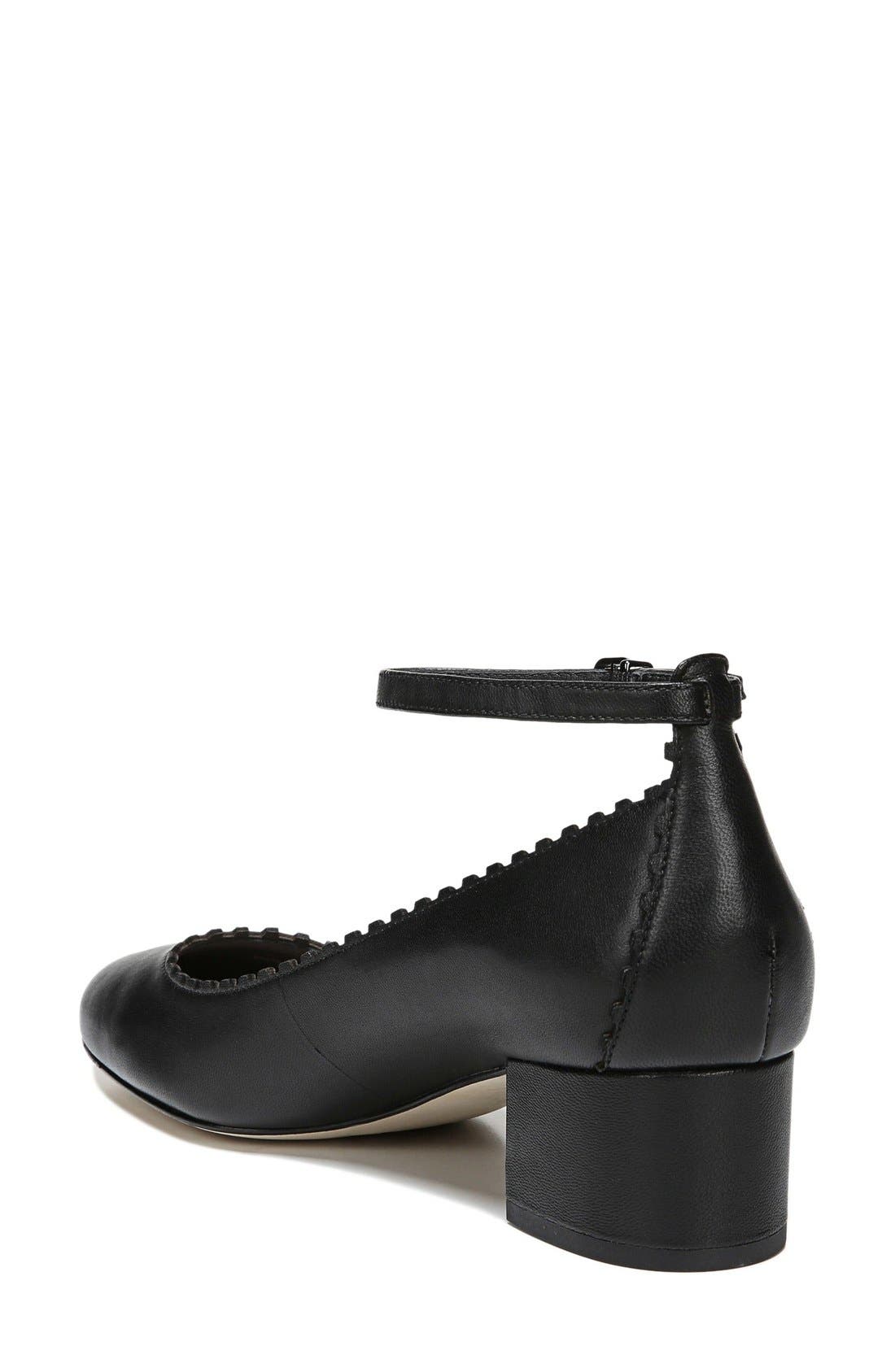 Via Spiga Dionne Block Heel Ankle Strap Pump, Alternate, color, 