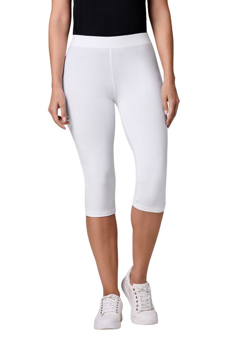 Monterey Summer Capris, UPF 50+ Sun Protection, Main, color, White