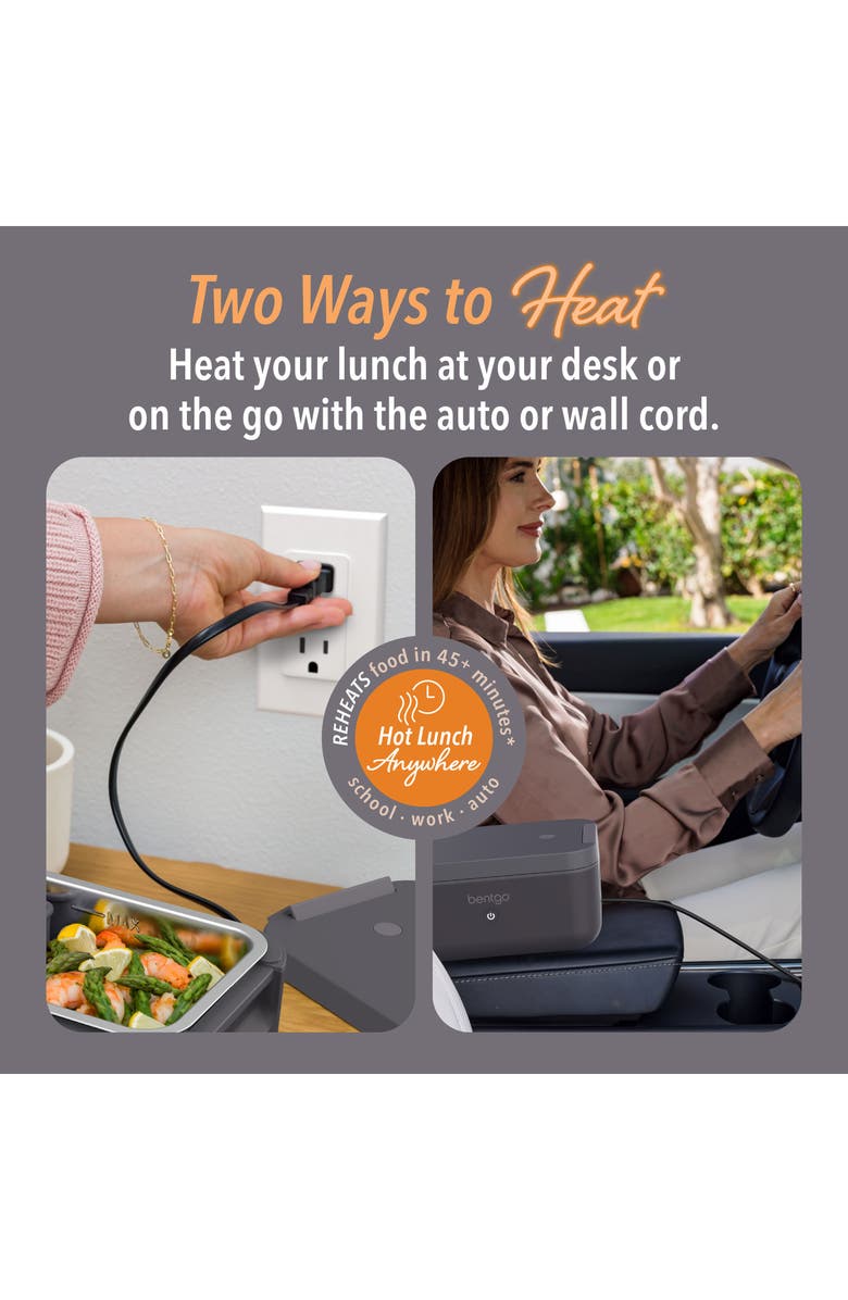 BENTGO Heat Electric Lunch Box, Alternate, color, Black