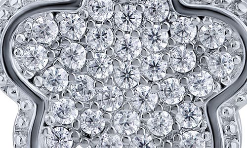 Kenneth Jay Lane Pavé Cubic Zirconia Clover Drop Earrings