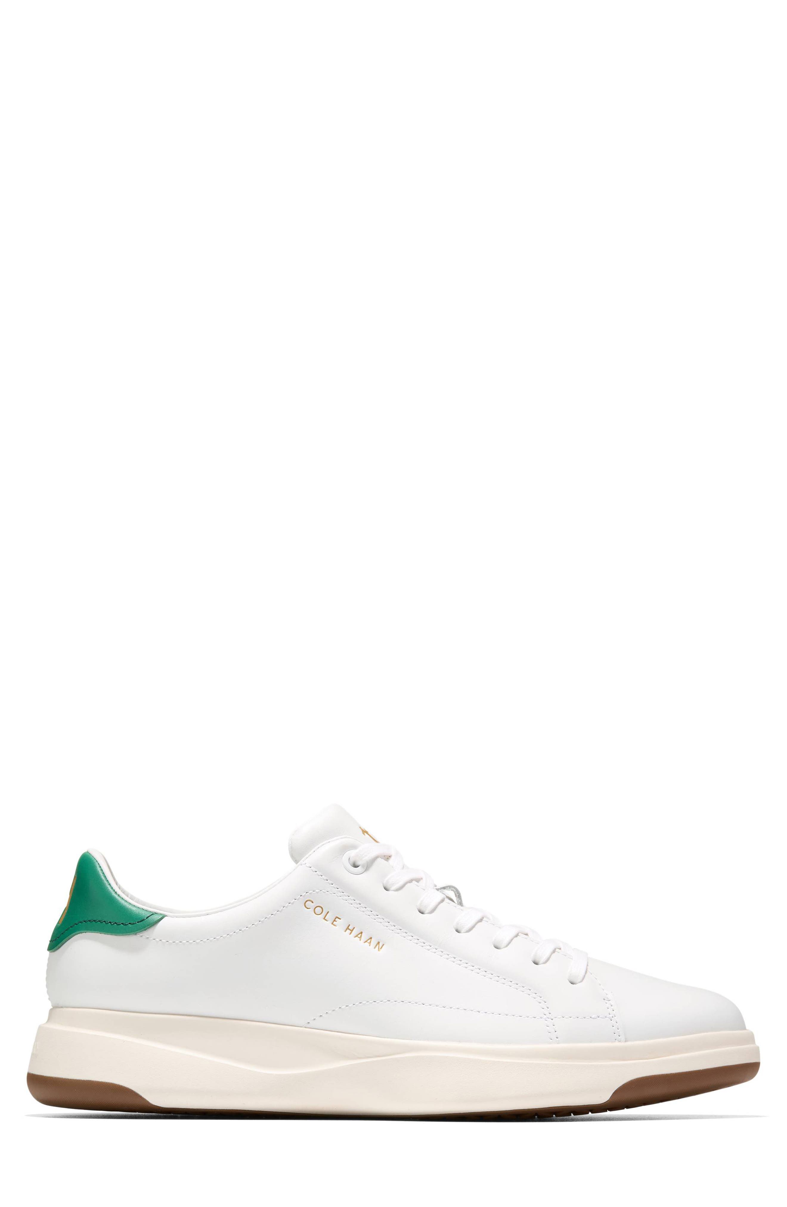 Cole Haan GrandPro Tennis 2.0 Sneaker, Alternate, color, Optic White / Green Jacket