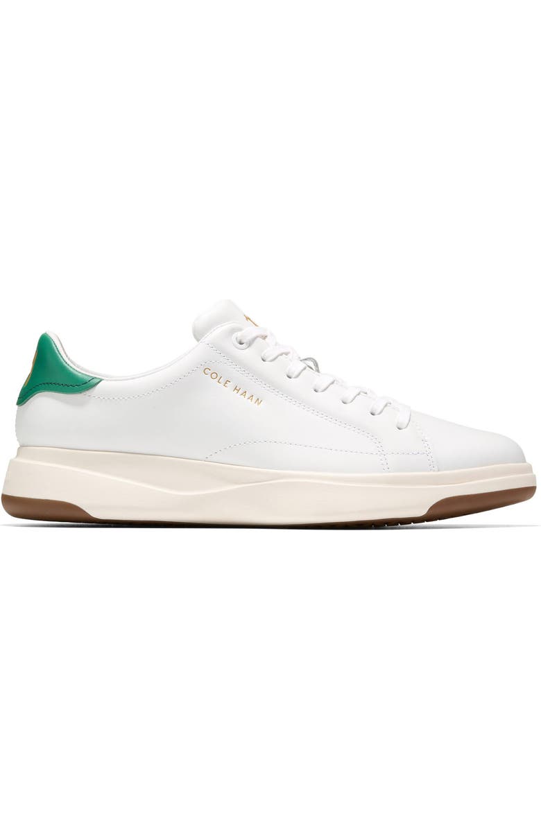 Cole Haan GrandPro Tennis 2.0 Sneaker, Alternate, color, Optic White / Green Jacket
