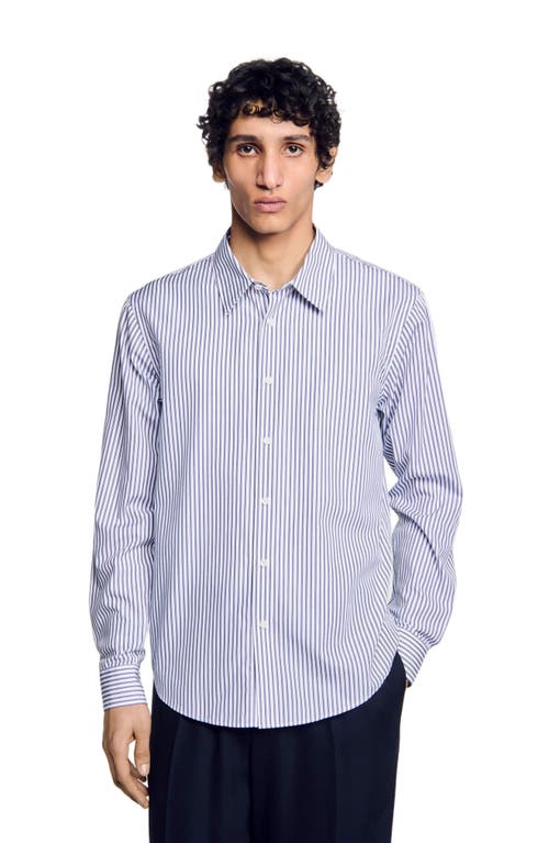 SANDRO SANDRO STRIPED SHIRT