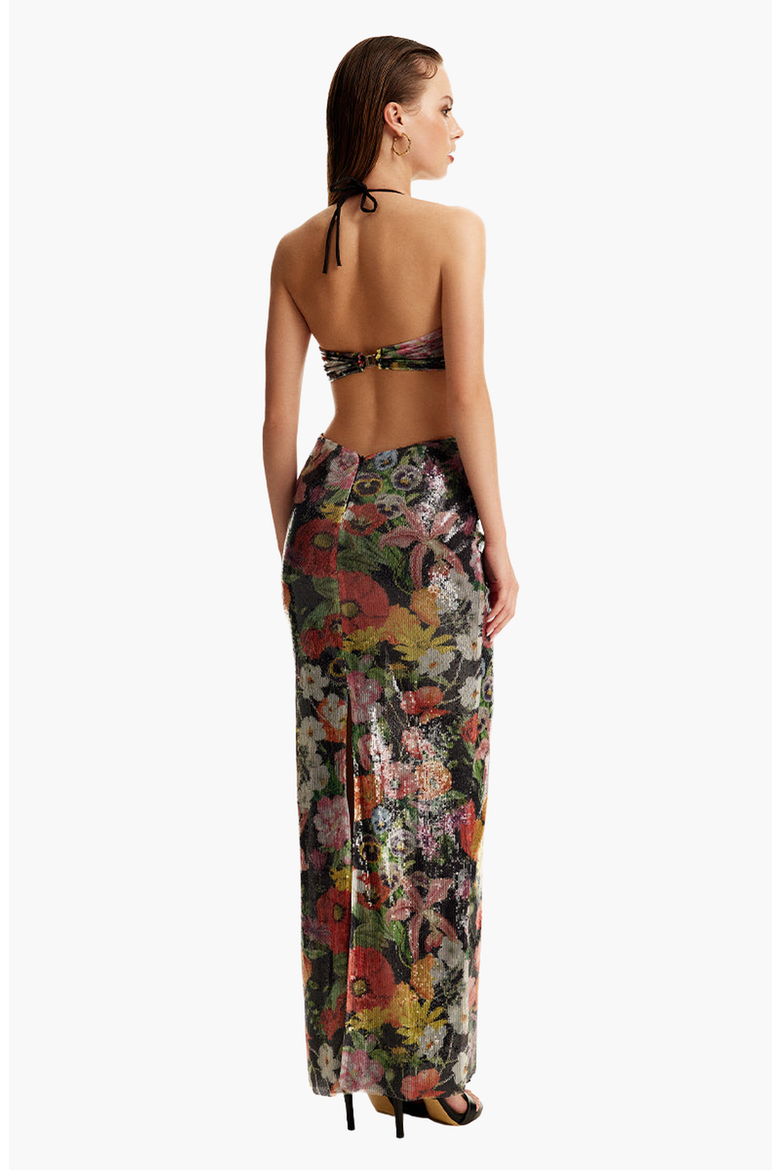 WILDFLOWER DRESS, Alternate, color, Printed Black