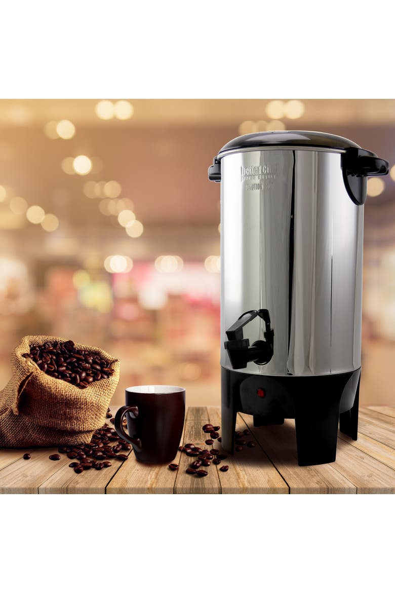 10-50 Cup Coffeemaker, Alternate, color, Silver
