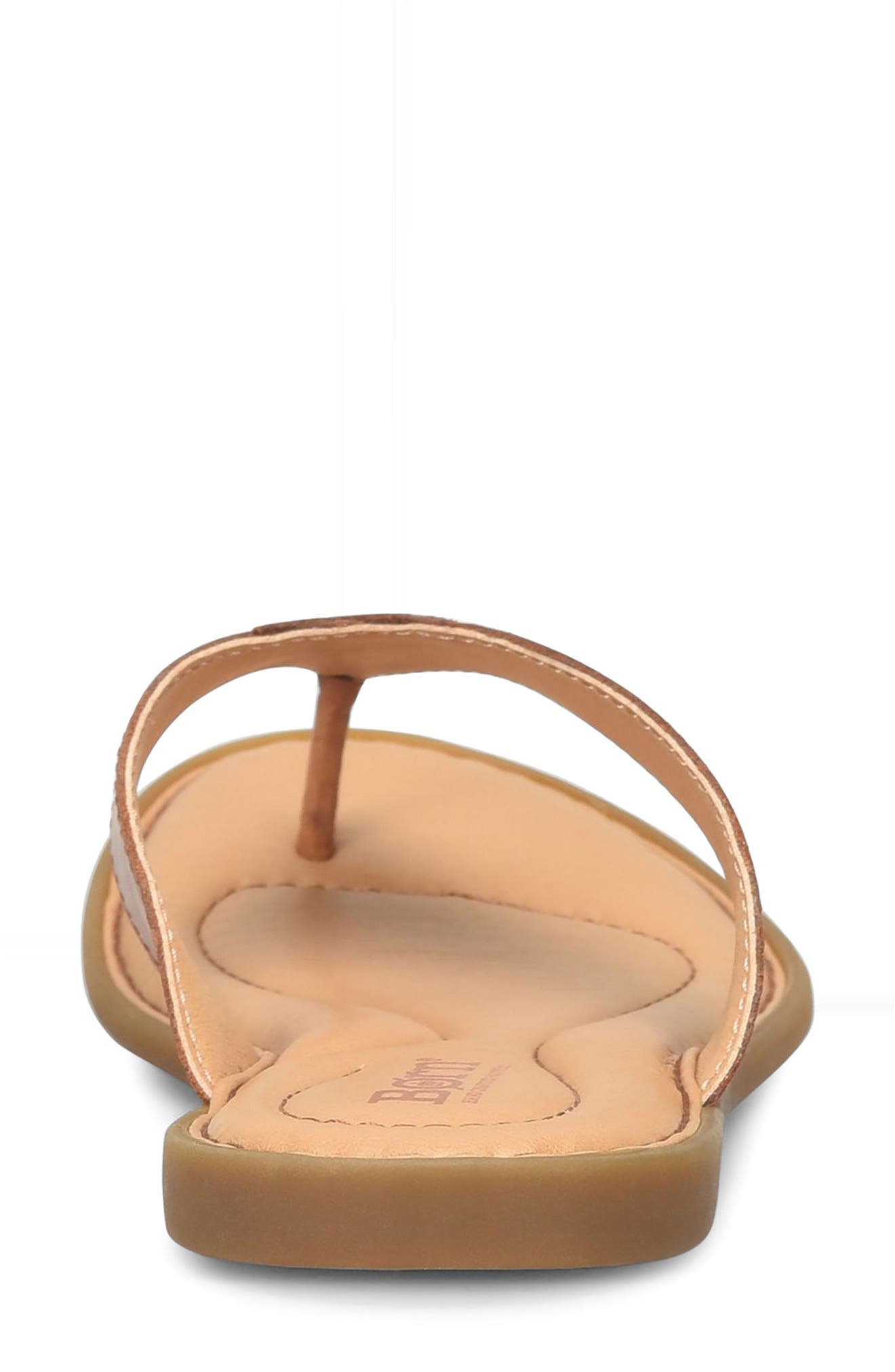 Børn Ciara Flip Flop, Alternate, color, Brown Leather